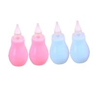 ibasenice 4pezzi Aspiratore Nasale Per Bambino Bambina Pulitore Nasale Per Bambino Rimozione Delle Secrezioni Dal Naso Design Semplice e Pratico Beccuccio in Silicone Flessibile Sollievo Dal