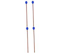 ibasenice 4pezzi Bacchette Per Strumenti Musicali Mallets Per Tongue Drum e Marimba Bacchette Percussione Con Manico Pratiche e Durevoli Colore Random
