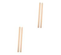 ibasenice 4pezzi Bastoni Musicali Legno Per Percussioni Strumenti Educativi Per Sviluppo Musicale Nei Ragazzo Ragazza Facile Da Usare e Sicuri Perfetti Per Scuole Materne e Elementari