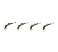 ibasenice 4pezzi Boccaglio Curvato Per Sax Ottone Con Accessori Per Strumenti Musicali Ricambio Professionale Per Saxofonisti Facile Da Montare e Resistente