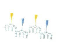ibasenice 4pezzi Clip Musicale Metallo Con Frange Per Spartiti e Libri Per Per Musicisti e Compositori Colori Blu e Verde