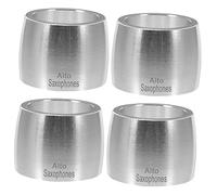 ibasenice 4pezzi Clip Per Ance Metallo Per Saxofono Accessorio Professionale Con Design Elegante e Resistente Sostituzione Per Musicisti e Appassionati Di Strumenti Musicali