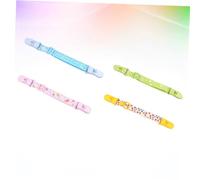 ibasenice 4pezzi Clip Per Bavaglini Regolabili Asciugamani Per Design e Pratico Adatto Ragazze Colorazioni Diverse