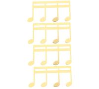 ibasenice 4pezzi Clip Per Partitura Musicale Metallo Supporto Leggero e Pratico Per Libri e Ricette Design Forma Di Nota Musicale Compatibile Con Ogni Di Libro Per Musicisti e Lettori