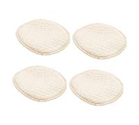 ibasenice 4pezzi Coppette Assorbilatte Lavabili Cotone Naturale Da Assorbenti e Traspiranti Per Mamme Durante Allattamento Previene Perdite e Macchie