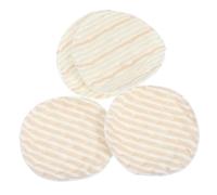 ibasenice 4pezzi Coppette Assorbilatte Riutilizzabili Di Bamboo Assorbenza Elevata Lavabili e Morbide Per Mamme Durante Allattamento Confezione Da Marroni