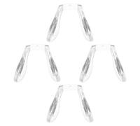 ibasenice 4pezzi Cuscinetti Nasali Sostituibili in Silicone per Occhiali Naselli per Occhiali per Ridurre Peso Sul Naso e Migliorare la Vestibilità