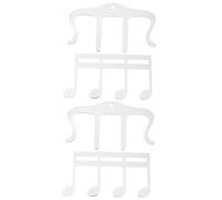 ibasenice 4pezzi Fermagli Per Spartiti Musicali Clip Per Pagine Supporto Per Spartiti Ricette e Libri Pratico e Resistente Adatto Per Pianisti e Musicisti