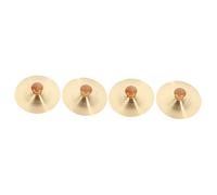 ibasenice 4pezzi Finger Cymbals for Kids Chic Musical Instrument for Belly Dance and Entertainment Cymbals Fun Parent-child Interaction and Dance Parties