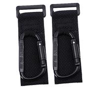 ibasenice 4pezzi Ganci Per Carrozzina Supporto Antiscivolo Per Borse Pannolino e Shopping Adattabile Maniglie Di Carrozzina e Robusto e Pratico