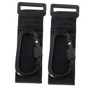 ibasenice 4pezzi Ganci Per Passeggino Antiscivolo Per Borse Della Spesa e Borse Per Supporto Per Carrozzine e Passeggini Capacità Chiusura