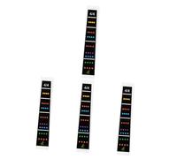 ibasenice 4pezzi Guida Pratica Per Violino Adesivi Per Posizione Delle Dita Marcatori Per Tastiera Chiari e Visibili Adatti Per Principianti e Musicisti Facili Da Applicare e Rimuovere