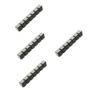 ibasenice 4pezzi Guitar Dampener Per Chitarra e Elettrica Strumento Silenziamento Per e Allenamento Facile Installare Inossidabile e Accessorio Per Musicisti