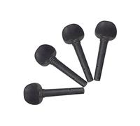 ibasenice 4pezzi Piroli Per Violino in Legno Di Ebano Ricambio Duraturo Per Strumenti Corda Con Pre-forati Facile Da Montare Accessori Per Violino