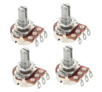 ibasenice 4pezzi Potenziometro Audio Gambo Lineare a Forma Di Cono Per Chitarra Sostituzione Del Potenziometro Del Volume Chitarra Parte Di Ricambio Per e Sintetizzatore