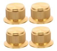 ibasenice 4pezzi Potenziometro Volume Lega Design Sostituibile Per Chitarra Elettrica e Amplificatori Audio Manopola Per Controllo Del Suono Facile Da Installare Compatibile Con Vari