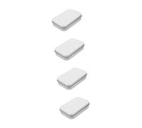 ibasenice 4pezzi Scatola Porta Plettri Metallo Per Chitarra Organizer Per Plettri e Piccole Cose Design Elegante e Resistente Protezione Da Graffi e Danni Per Musicisti e Collezionisti