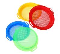 ibasenice 4pezzi Setaccio di Plastica per Giardino Setaccio per Terreno Crivello di Attrezzo da Giardinaggio per Filtri e Setacciare Terra