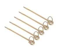 ibasenice 5 Dog Stake Anchor Heavy Duty Tie Out Ground Nail For Livestock Pets Camping Outdoor Use Durable