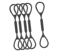 ibasenice 5 Pezzi Anelli in Silicone per Tromba Nero, Accessori Leggeri e Facili da Usare Anello Fermo, per Musicisti di Tromba