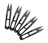 ibasenice 5 Pezzi Forbici Bonsai per Potatura e Cucito Lama Affilata in Acciaio con Manico Abs Antiscivolo Strumento Leggero per Giardinaggio e Sartoria