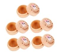 ibasenice 5 Pezzi Scatola Per Denti Da Latte Porta Denti Per Bambini Kit Fatina Dei Denti Porta Denti Fata Porta Denti Scatole Per Denti Per Denti Persi Per Bambini