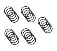 ibasenice 5 Set Di Tappetini Per Ciotola Da Meditazione Tappetino in Gomma Per Ciotola Buddista Cuscino Nero Confortevole 5 Pezzi*5
