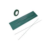 ibasenice 51pezzi Bastoncini per Piante Artificiali con Nastro Verde Supporto Flessibile per Fiori Finti DIY Composizioni Floreali e Decorazioni