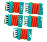 ibasenice 5pezzi Accordione Per Strumento Portatile Design Per Educazione e Creatività Infantile Per Compleanno e