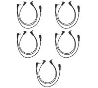 ibasenice 5pezzi Cavo Alimentazione Per Effetti Chitarra Adattatore Daisy Chain Facile Da Usare Per Pedali Elettrici e Performance Musicali