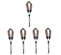 ibasenice 5pezzi Cinghia Per Saxofono Con Gancio Resistente Tracolla Per Soprano e Altri Modelli Accessorio Pratico e Facile Da Usare Per Musicisti