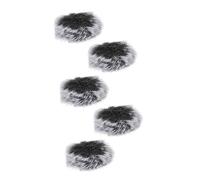 ibasenice 5pezzi Copertura Mic Antivento Pile Protettore Per Microfono e Anti-spruzzo Per Studio Di Registrazione Ktv e Live Performance