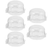 ibasenice 5pezzi Copricomandi Per Gas Sicuri Per Ragazzo Ragazza Durevoli Senza Rimuovere Le Manopole Protezione Gas Cucina