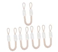 ibasenice 5pezzi Fermaporta Per Animali Domestici Corda Di Sicurezza Per Porte Contro Schiacciamenti Delle Design Elegante e Resistente Facile Da Installare Bianca