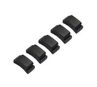 ibasenice 5pezzi Porta Plettro Per Chitarra Clip Nera Titolare Per Plettro Facile Da Installare e Leggero Per Musicisti Chitarra e Ukelele