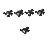 ibasenice 5pezzi Supporto Microfono Regolabile Metallo Con Clip Per Smartphone e Asta Da Live Streaming Per Registrazioni e Performance Su Tavolo o Palco