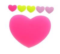 ibasenice 6 Pezzi Ammortizzatori per Racchette da Tennis Forma di Cuore in Silicone Morbido e Resistente Assorbitori di per Protezione Corde e Controllo del Colpo