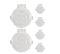 ibasenice 6 pezzi Coperture Protettive Pulsanti Sicurezza per Auto e Lavatrice Blocchi Antipremitura per Funzione e Protezione Pulsanti Resistente