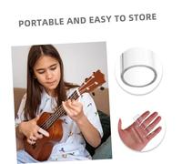 ibasenice 6 Pezzi Guitar Slide Trasparente in Vetro per Chitarra Elettrica e Acustica Ergonomici Leggeri per Blues Jazz Country con Controllo Ottimale e Comfort Prolungato