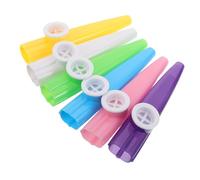 ibasenice 6 pezzi Kazoo per Plastica Flauto Musicale Portatile per Giocattolo Educativo per Asilo e Feste Strumento Musicale Facile da Usare per Apprendimento e Divertimento di Gruppo