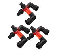 ibasenice 6 Pezzi Lighted Spark Plug Caps Bend High Performance Ignition Replacement For Atv Dirt Bikes Motorcycles Scooters
