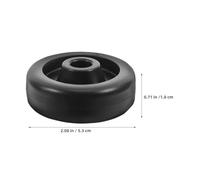 ibasenice 6 Pezzi Ruote per Pulegge Palestra in Robusta Silenziose e Resistenti Ricambi Compatibili con Sistemi Gym Pulley Accessori per Macchine da Allenamento