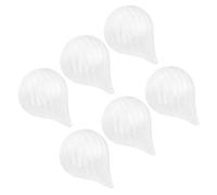ibasenice 6 Pezzi Sfere di Schiuma Bianca a Forma di Cipolla Leggere e Facili da Dipingere per Decorazioni Fai-da-Te, Progetti Scolastici e Artigianato Creativo
