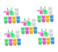 ibasenice 60pezzi Scatola Per Conservare Denti Da Latte Organizer Multi Colori Per Contenitore Per Denti Da Latte Per Shower e Compleanni
