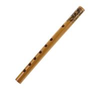 ibasenice 6foro Bamboo Flute Chinese Clarinet for Beginners Lightweight and Portable Wind Instrument for Music Practice and Performance