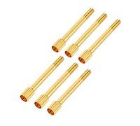 ibasenice 6pezzi Blocco String Screw Ottone Per Chitarra Elettrica Con Tremolo Bridge e String Through Screw Color