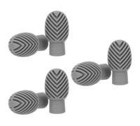 ibasenice 6pezzi Coperture Silicone Per Bacchette Da Batteria Tappi Mute Per Pratica Silenziosa Riduzione Volume Per Esercizi Con Pad Accessori Per Batteria Silicone Resistente e Durevole