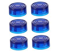 ibasenice 6pezzi Copri-pedale Per Chitarra in Plastica Tappi Protettivi Antiscivolo Per Pedali Di Effetto Per Chitarra Elettrica Bordi Lisci