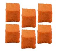 ibasenice 6pezzi Modellini Tofu Artificiali Pvc Decorazione Per Ristoranti e Giocattoli Per Hot Pot e Fotografia
