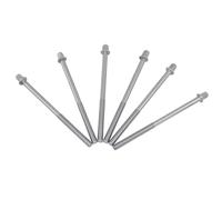 ibasenice 6pezzi Viti Per Batteria Viti Di Montaggio Per Asta Di Tensione Per Tamburi Realizzate in Ferro Galvanizzato Adatte Vari Di Batteria Inclusi Modelli Jazz e Militari